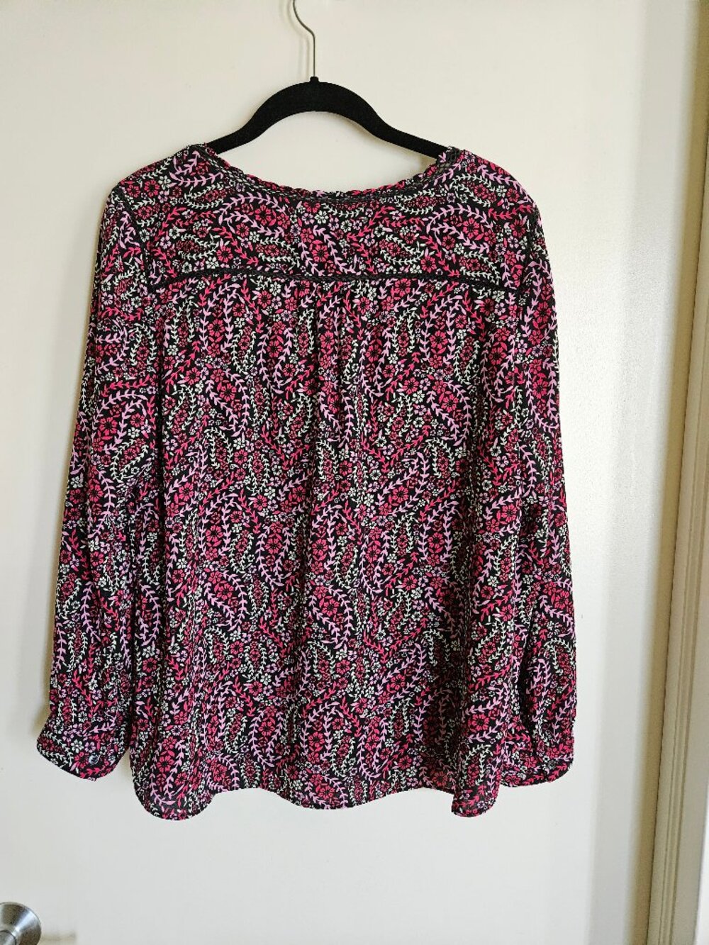 Talbots Popover Raspberry Pink Black White LP - Picture 4 of 6